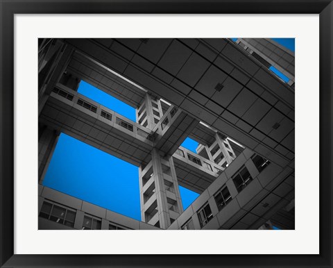 Framed Floors Of Fuji Building Print