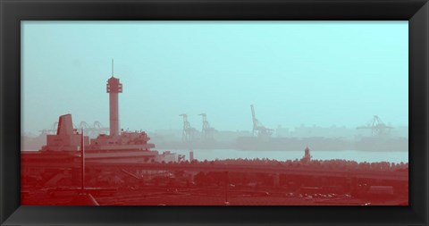 Framed Tokyo Port Print