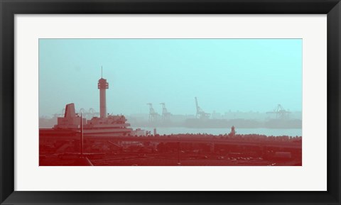 Framed Tokyo Port Print