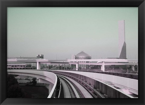 Framed Tokyo Train Ride 2 Print