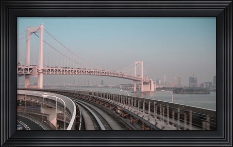 Framed Tokyo Train Ride 4 Print