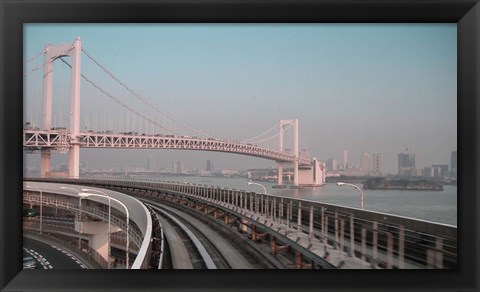 Framed Tokyo Train Ride 4 Print