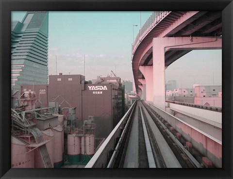 Framed Tokyo Train Ride 5 Print