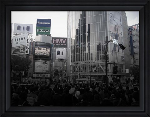 Framed Tokyo Intersection 1 Print