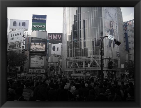 Framed Tokyo Intersection 1 Print