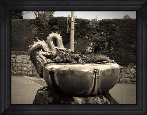 Framed Nikko Fountain Print