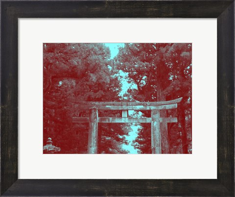 Framed Nikko Gate Print