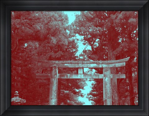 Framed Nikko Gate Print