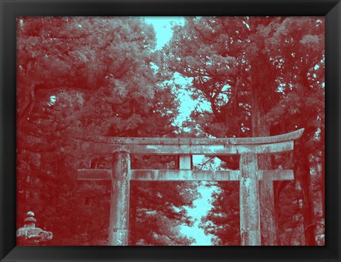 Framed Nikko Gate Print