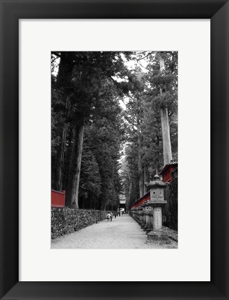 Framed Road To The Temple Print
