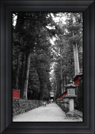 Framed Road To The Temple Print