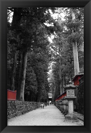 Framed Road To The Temple Print