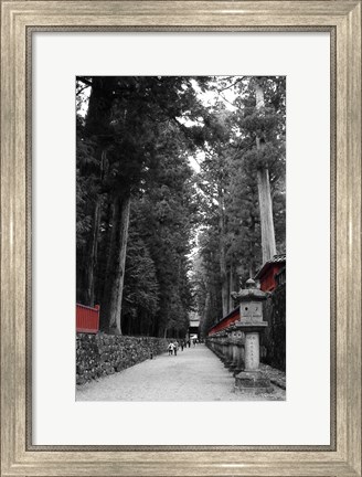 Framed Road To The Temple Print