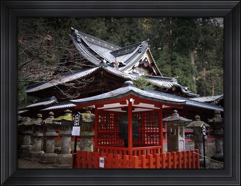Framed Nikko Monastery Building Print