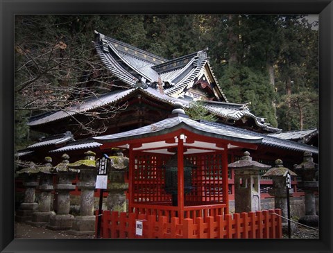 Framed Nikko Monastery Building Print