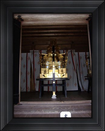 Framed In The Temple Print