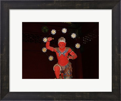 Framed Nikko Red Figure Print