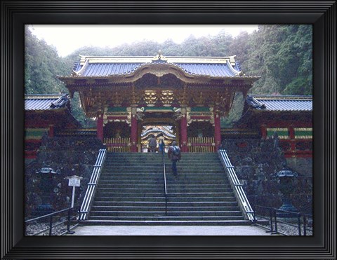 Framed Temple Entrance Print