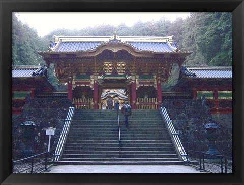 Framed Temple Entrance Print