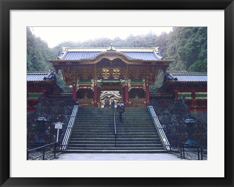 Framed Temple Entrance Print