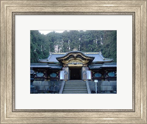 Framed Temple Building Print