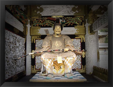 Framed Nikko Golden Sculpture Front Print