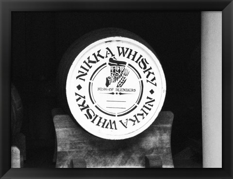 Framed Nikko Whiskey Barrel Print