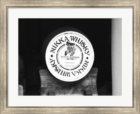 Framed Nikko Whiskey Barrel Print