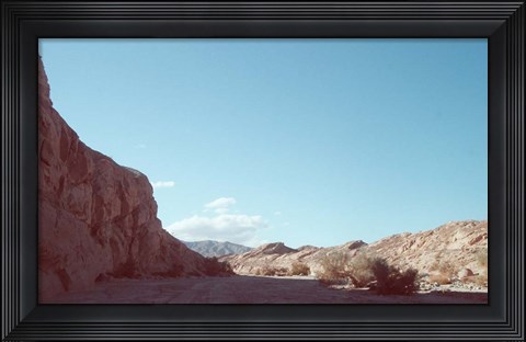 Framed Anza Borrego Mountains Print