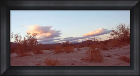 Framed Desert And Sky Print