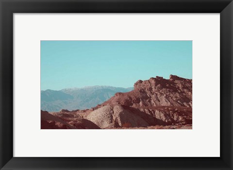 Framed Death Valley Mountains Print