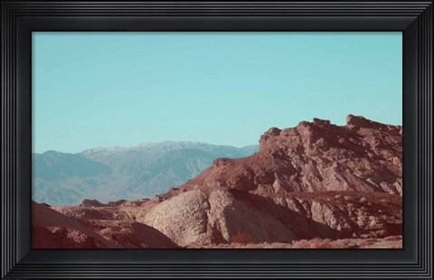 Framed Death Valley Mountains Print