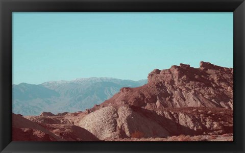 Framed Death Valley Mountains Print