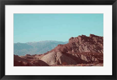 Framed Death Valley Mountains Print