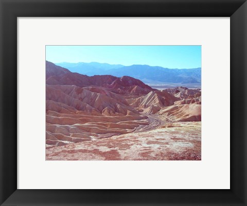 Framed Death Valley Mountains 2 Print