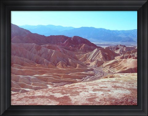 Framed Death Valley Mountains 2 Print