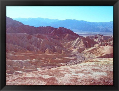 Framed Death Valley Mountains 2 Print