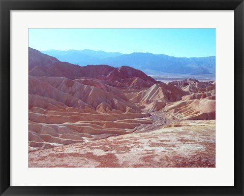 Framed Death Valley Mountains 2 Print