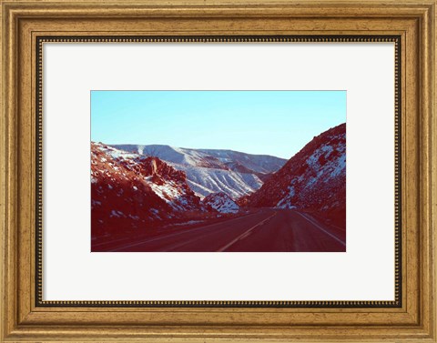 Framed Death Valley Road Print