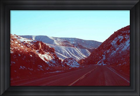 Framed Death Valley Road Print
