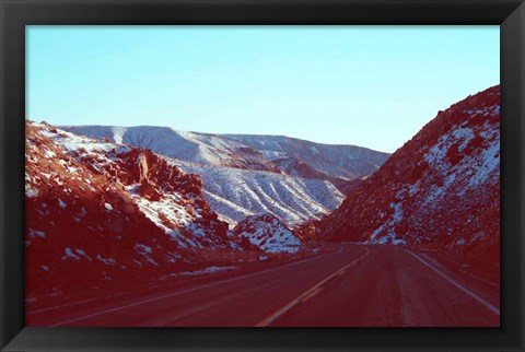 Framed Death Valley Road Print