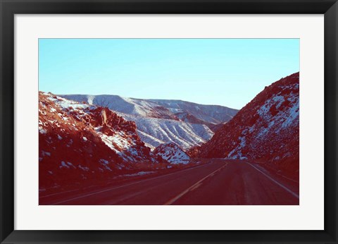 Framed Death Valley Road Print