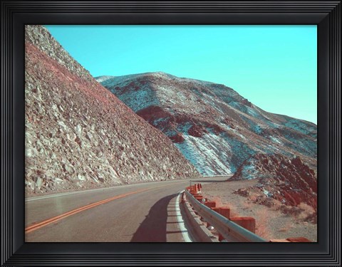 Framed Death Valley Road 1 Print