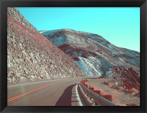 Framed Death Valley Road 1 Print