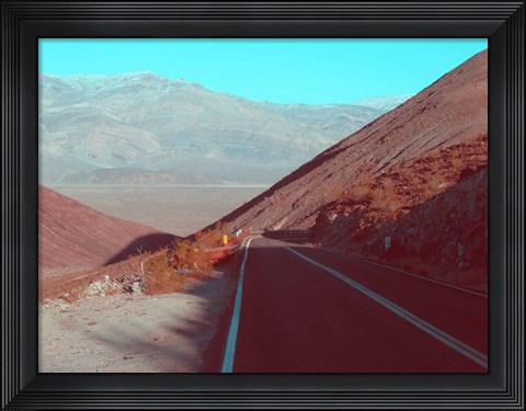 Framed Death Valley Road 3 Print