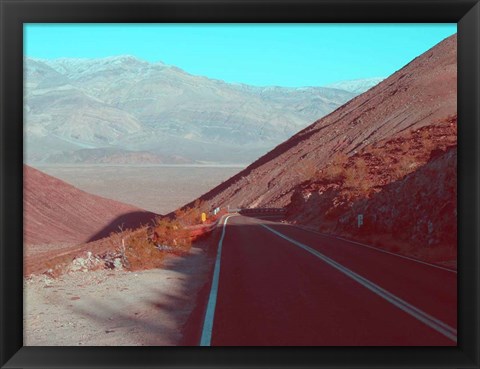 Framed Death Valley Road 3 Print