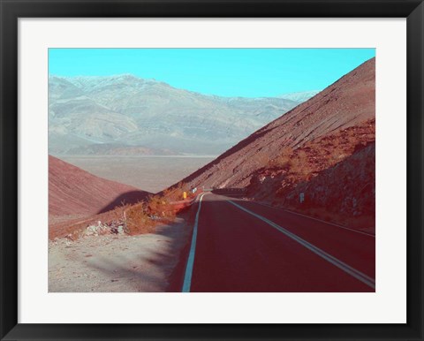 Framed Death Valley Road 3 Print