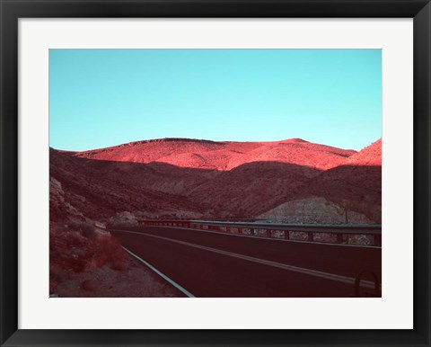 Framed Death Valley Road 4 Print