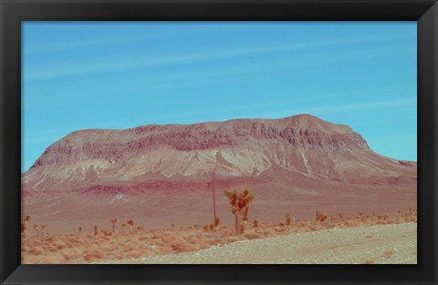 Framed Desert Mountain Print