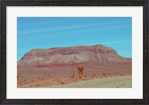 Framed Desert Mountain Print